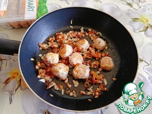 Кулеш с купатами и вялеными томатами Кулеш с купатами и вялеными томатами