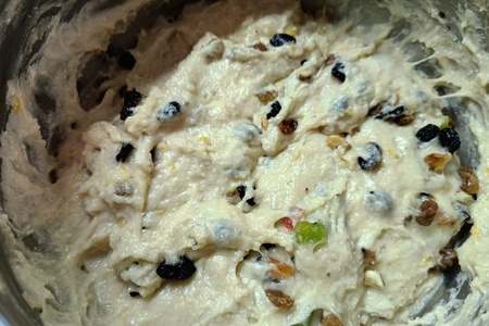 Кулич с творогом и апельсиновой цедрой