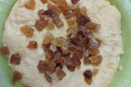 Кулич "старинный" с облепиховой глазурью Кулич "старинный" с облепиховой глазурью