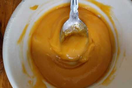 Кулич "старинный" с облепиховой глазурью Кулич "старинный" с облепиховой глазурью