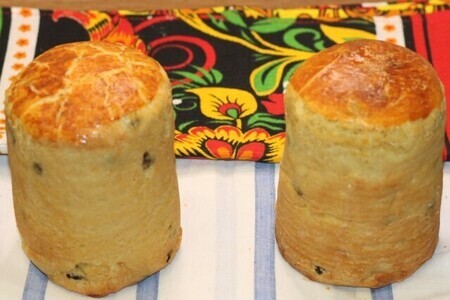 Куличи с брусничной помадкой Куличи с брусничной помадкой