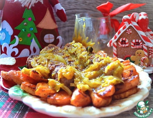 Купаты из индейки с апельсиново-мандариновым соусом Купаты из индейки с апельсиново-мандариновым соусом