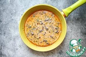 Купаты с грибами в соусе Купаты с грибами в соусе