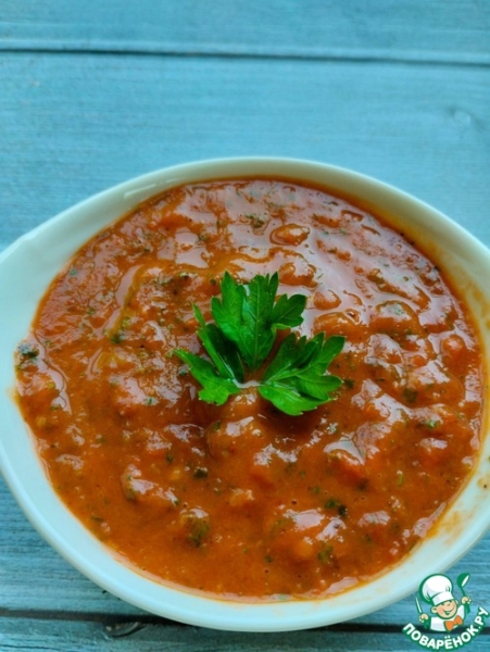 Купаты с соусом из томатов
