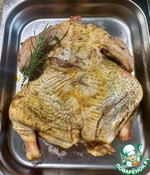 Курица на ростере