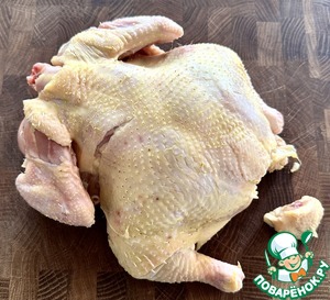 Курица на ростере