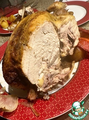 Курица на ростере