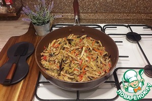 Курица с баклажанами к 14 февраля