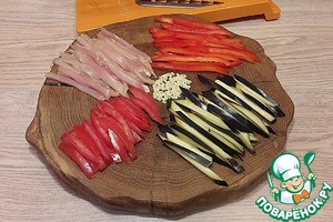 Курица с баклажанами к 14 февралю