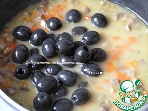 Курица с грибами и маслинами Курица с грибами и маслинами