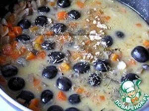 Курица с грибами и маслинами Курица с грибами и маслинами