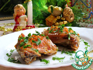 Курица с имбирём и клементином Курица с имбирём и клементином