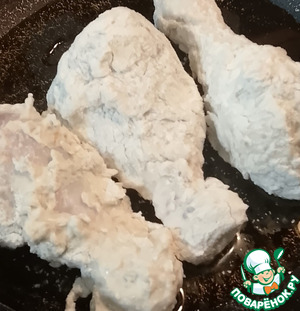 Курица с имбирём, орегано и медом