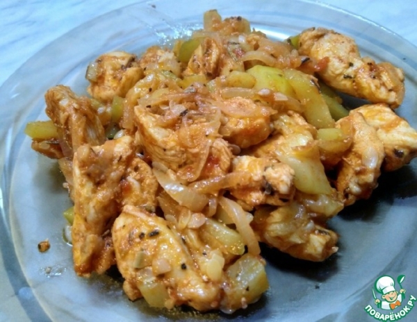 Курица с кабачком Курица с кабачком