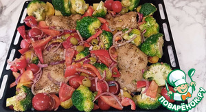 Курица с картошкой по-гречески