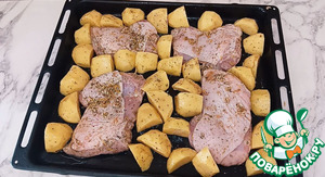 Курица с картошкой по-гречески