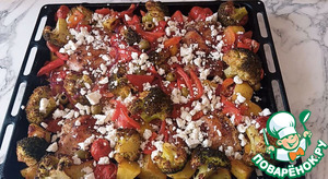 Курица с картошкой по-гречески