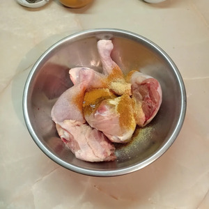 Курица с луком и апельсинами Курица с луком и апельсинами