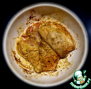 Курица с овощами по-гавайски