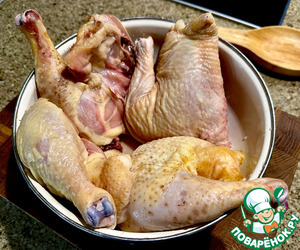 Курица с овощами по-гавайски