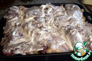 Курица с овощами в духовке Курица с овощами в духовке