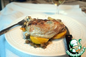 Курица с овощами в духовке Курица с овощами в духовке