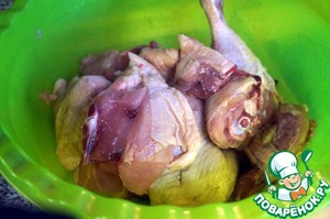 Курица с овощами в духовке Курица с овощами в духовке