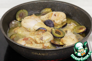 Курица со сливами Курица со сливами