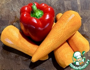 Курица. Тушеная с морковкой и паприкой Курица. Тушеная с морковкой и паприкой