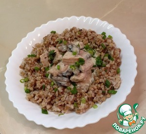 Курица в грибном соусе