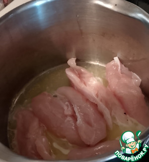 Курица в кокосовом соусе с картофелем