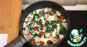 Курица в сливочном соусе по-тоскански