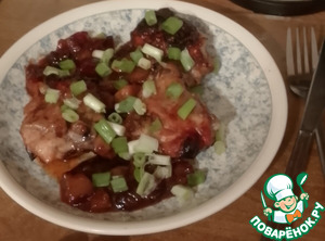 Курица в соусе из слив Курица в соусе из слив
