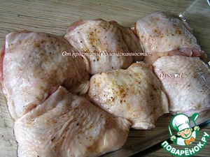 Курица в соусе из зеленого горошка Курица в соусе из зеленого горошка