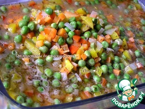 Курица в соусе из зеленого горошка Курица в соусе из зеленого горошка