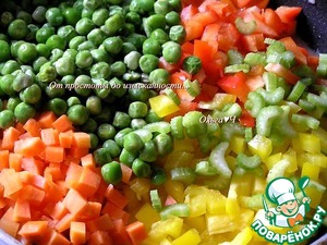 Курица в соусе из зеленого горошка Курица в соусе из зеленого горошка