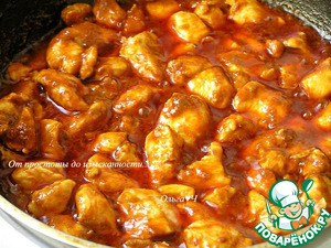 Курица в соусе карри с баклажанами Курица в соусе карри с баклажанами