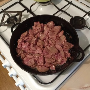 Куриная печень по-турецки Куриная печень по-турецки