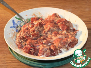 Куриная печень с грибами в соусе Куриная печень с грибами в соусе