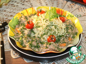 Куриная печень с грибами в соусе Куриная печень с грибами в соусе