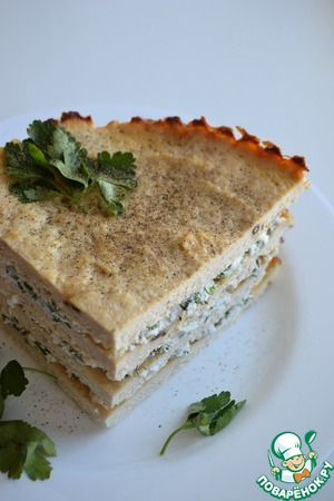 Курино-творожный торт