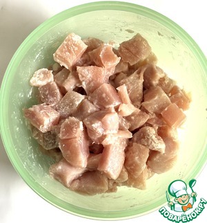 Куриное филе с брокколи и булгуром Куриное филе с брокколи и булгуром