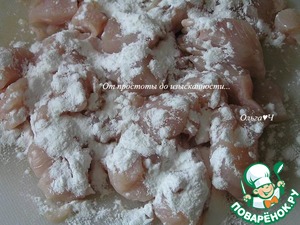 Куриное филе с орешками и рисом Куриное филе с орешками и рисом