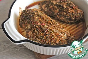 Куриное филе с творожным сыром Куриное филе с творожным сыром