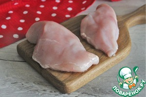 Куриное филе с творожным сыром Куриное филе с творожным сыром