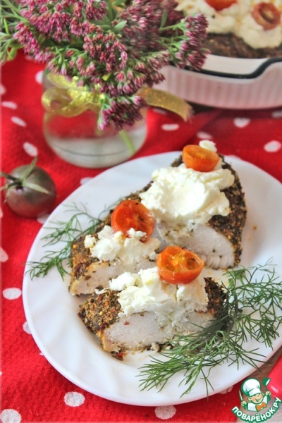 Куриное филе с творожным сыром Куриное филе с творожным сыром