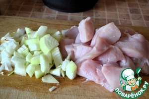 Куриное филе в соусе карри