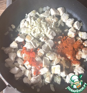 Куриное рагу по-мексикански Куриное рагу по-мексикански