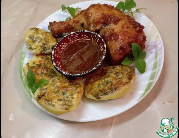 Куриные бедра под медовым соусом Куриные бедра под медовым соусом