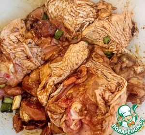 Куриные бедра с мисо и имбирем Куриные бедра с мисо и имбирем